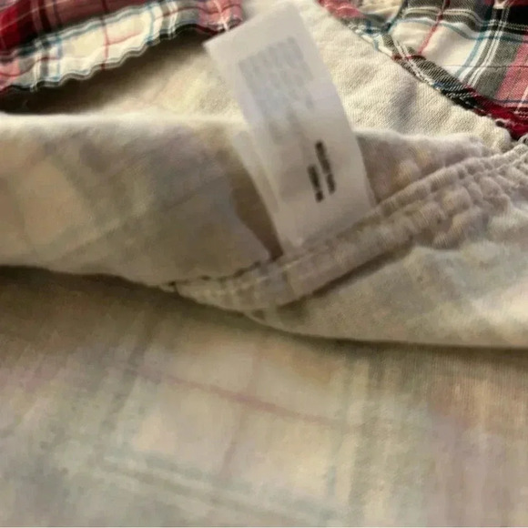 Men’s Gap Red Plaid Button Down Shirt Size Large - Picture 5 of 6